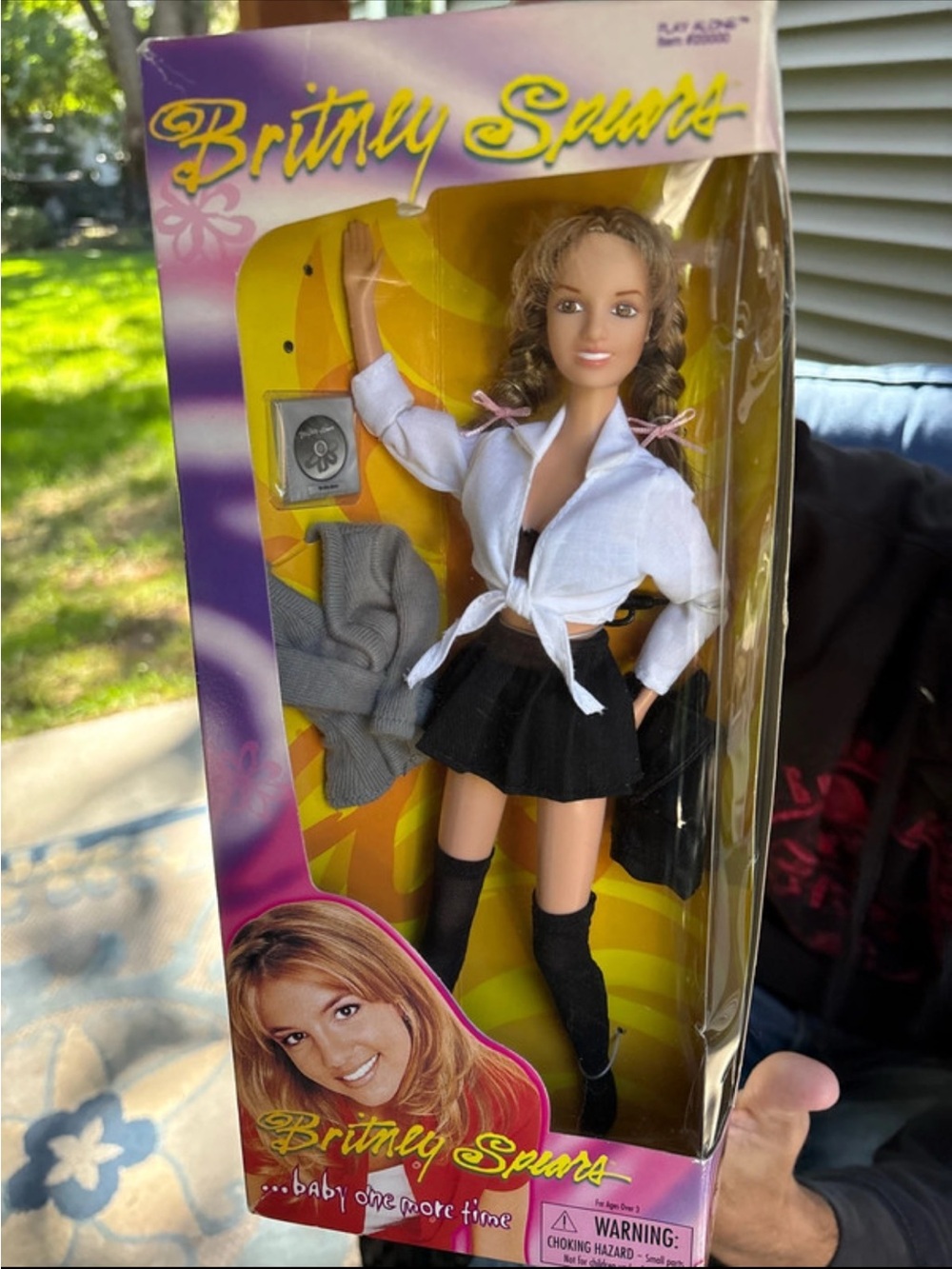 Britney Spears Fashion Doll Outfit - White Top & Black Skirt